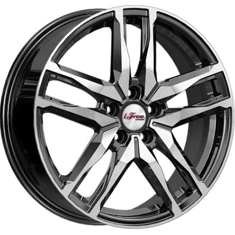iFree Бомбей 6.5x18 5*114.3 ET50 DIA60.1 Блэк Джек Литой