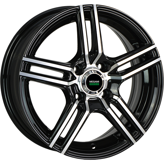 Megami MGM-1 5.5x14 4*100 ET43 DIA67.1 BKF Литой