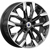 K&K Морейн 6.5x17 5*112 ET43 DIA66.6 Алмаз черный Литой