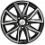 Khomen KHW 1706 7x17 5*114.3 ET39 DIA60.1 Black-FP Литой