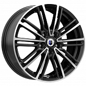 K&K Эрфурт 7x17 5*100 ET40 DIA67.1 Алмаз черный Литой