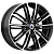 K&K Эрфурт 7x17 5*100 ET40 DIA67.1 Алмаз черный Литой