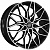 Khomen KHW 1813 7x18 5*108 ET41 DIA65.1 Black-FP Литой