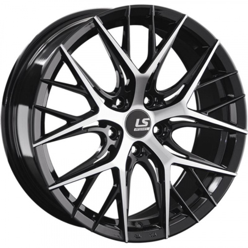 LS FlowForming RC57 8x18 5*112 ET38 DIA66.6 BKF Литой