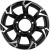Khomen KHW 1505 5.5x15 5*139.7 ET5 DIA108.1 Black-FP Литой Khomen KHW 1505 5.5x15 5*139.7 ET5 DIA108.1 Black-FP Литой