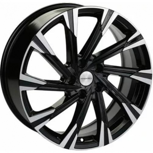 Khomen KHW 1901 7.5x19 5*108 ET33 DIA60.1 Black-FP Литой