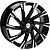 Khomen KHW 1901 7.5x19 5*108 ET50.5 DIA63.3 Black-FP Литой