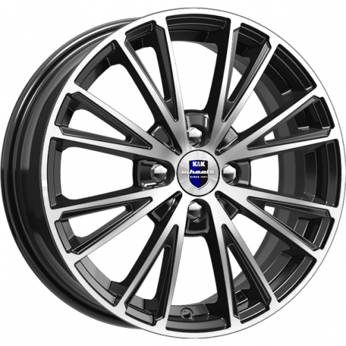 K&K Меандр 6x16 4*114.3 ET40 DIA67.1 Алмаз черный Литой