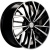 Khomen KHW 1717 6.5x17 5*108 ET33 DIA60.1 Black-FP Литой Khomen KHW 1717 6.5x17 5*108 ET33 DIA60.1 Black-FP Литой