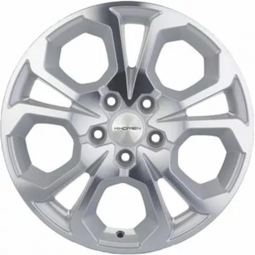 Khomen KHW 1711 6.5x17 5*114.3 ET50 DIA66.1 F-Silver-FP Литой