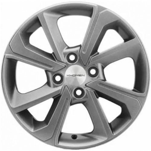 Khomen KHW 1501 6x15 4*100 ET46 DIA54.1 G-Silver Литой