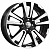 K&K КС874 6.5x17 4*100 ET43 DIA60.1 Алмаз черный Литой