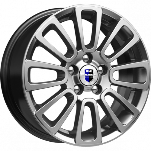 K&K Неман 6x15 4*98 ET35 DIA58.6 Дарк платинум Литой