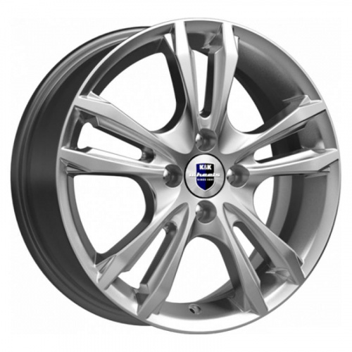 K&K Samara 6x16 5*100 ET40 DIA67.1 Сильвер Литой