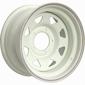 Off Road Wheels УАЗ 7x16 5*139.7 ET15 DIA110.1 White Штампованный