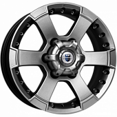 K&K M56 7x16 6*139.7 ET20 DIA67.1 Дарк платинум Литой