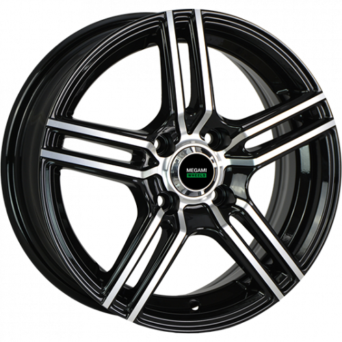 Megami MGM-1 5.5x14 4*100 ET43 DIA67.1 BKF Литой