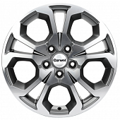 Khomen KHW 1711 6.5x17 5*108 ET33 DIA60.1 Gray-FP Литой