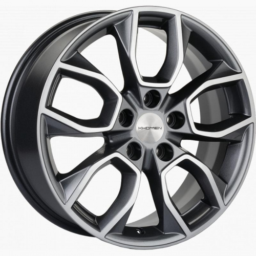 Khomen KHW 1713 7x17 5*114.3 ET45 DIA67.1 Gray-FP Литой