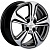 Khomen KHW 1502 6x15 4*100 ET45 DIA56.6 Gray-FP Литой