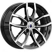 K&K Фрост 6.5x15 5*114.3 ET39 DIA60.1 Алмаз черный Литой