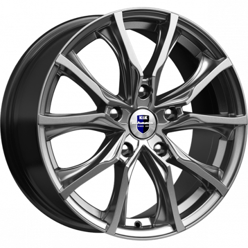 K&K Твист 7.5x17 5*110 ET39 DIA65.1 Дарк платинум Литой