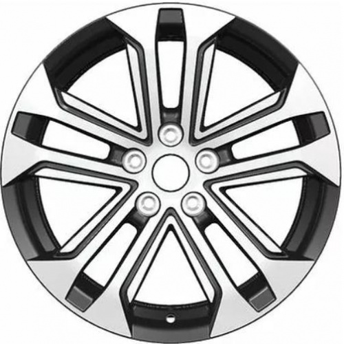 Khomen KHW 1803 7x18 5*114.3 ET48.5 DIA67.1 Black-FP Литой