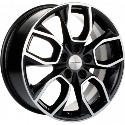 Khomen KHW 1713 7x17 5*114.3 ET45 DIA67.1 Black-FP Литой