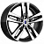 K&K Rassvet 6.5x16 5*100 ET38 DIA67.1 Алмаз черный Литой