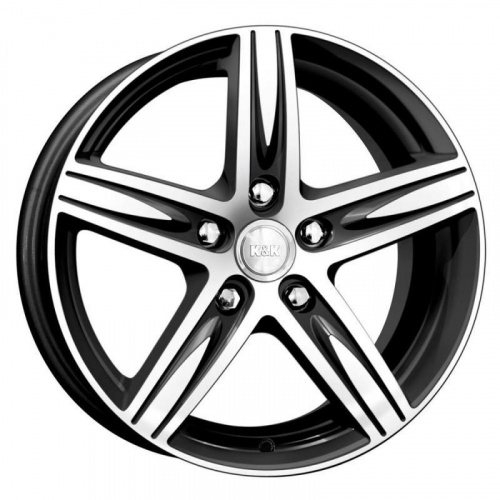 K&K Андорра 6.5x16 5*114.3 ET38 DIA67.1 Алмаз черный Литой